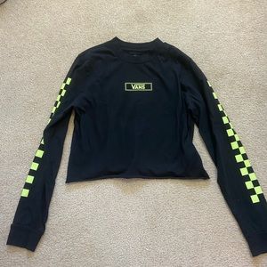 Vans Cropped Long Sleeve T-Shirt